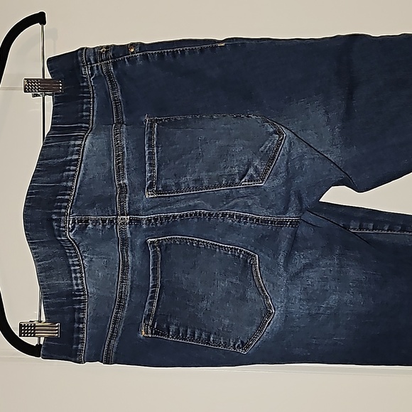 Rachel Roy "Darksome wash" Distressed Elastic Waist Pull on jeans VGUG 8/29 - Picture 8 of 11